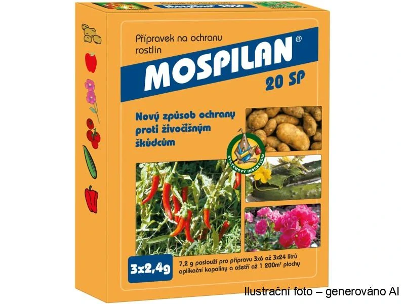 Mospilan 20 SP AGROBIO 3x2,4 g Víceúčelový postřik