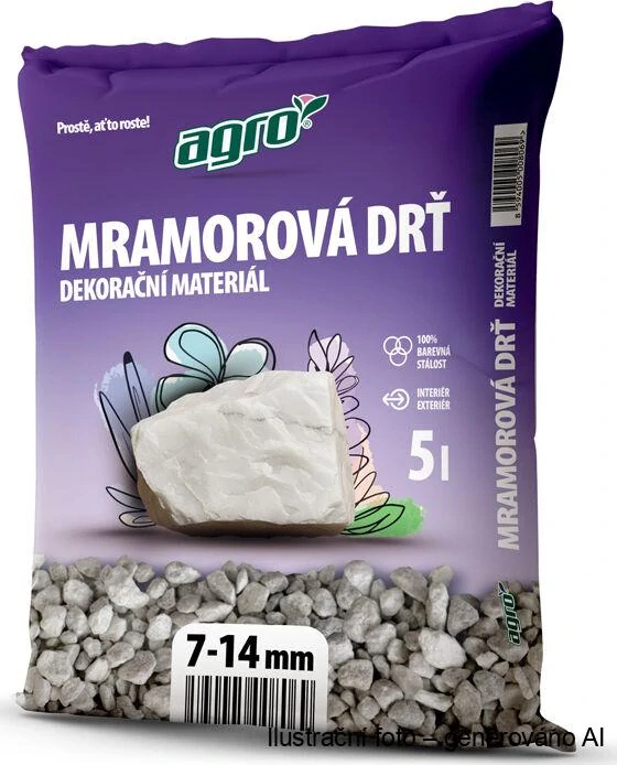 Mramorová drť Agro 5l