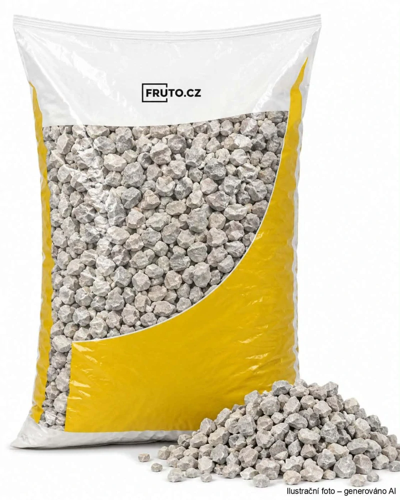 Mramorová drť přírodní žíhaná 10kg