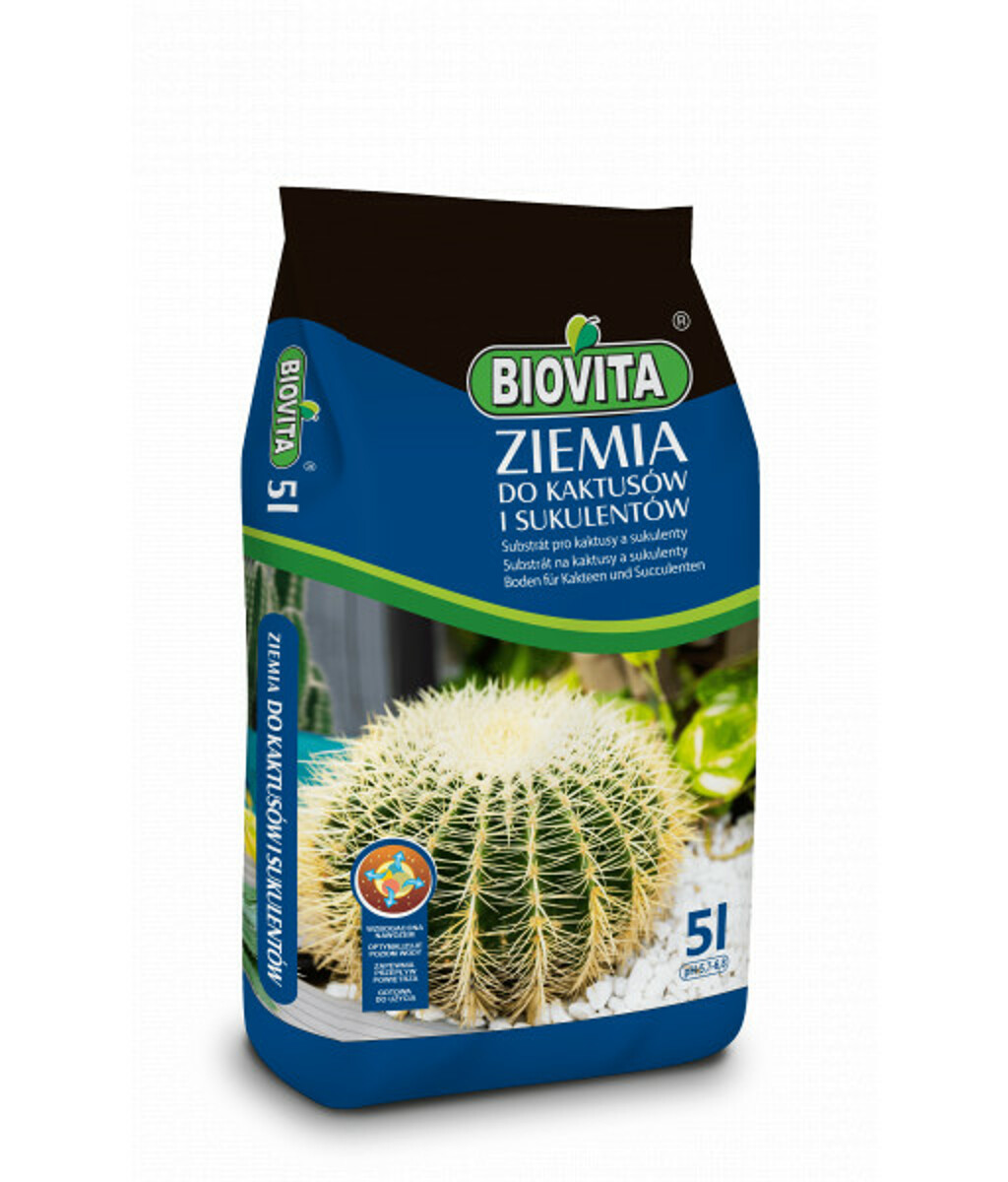 Substrát pro kaktusy a sukulenty BIOVITA 5L