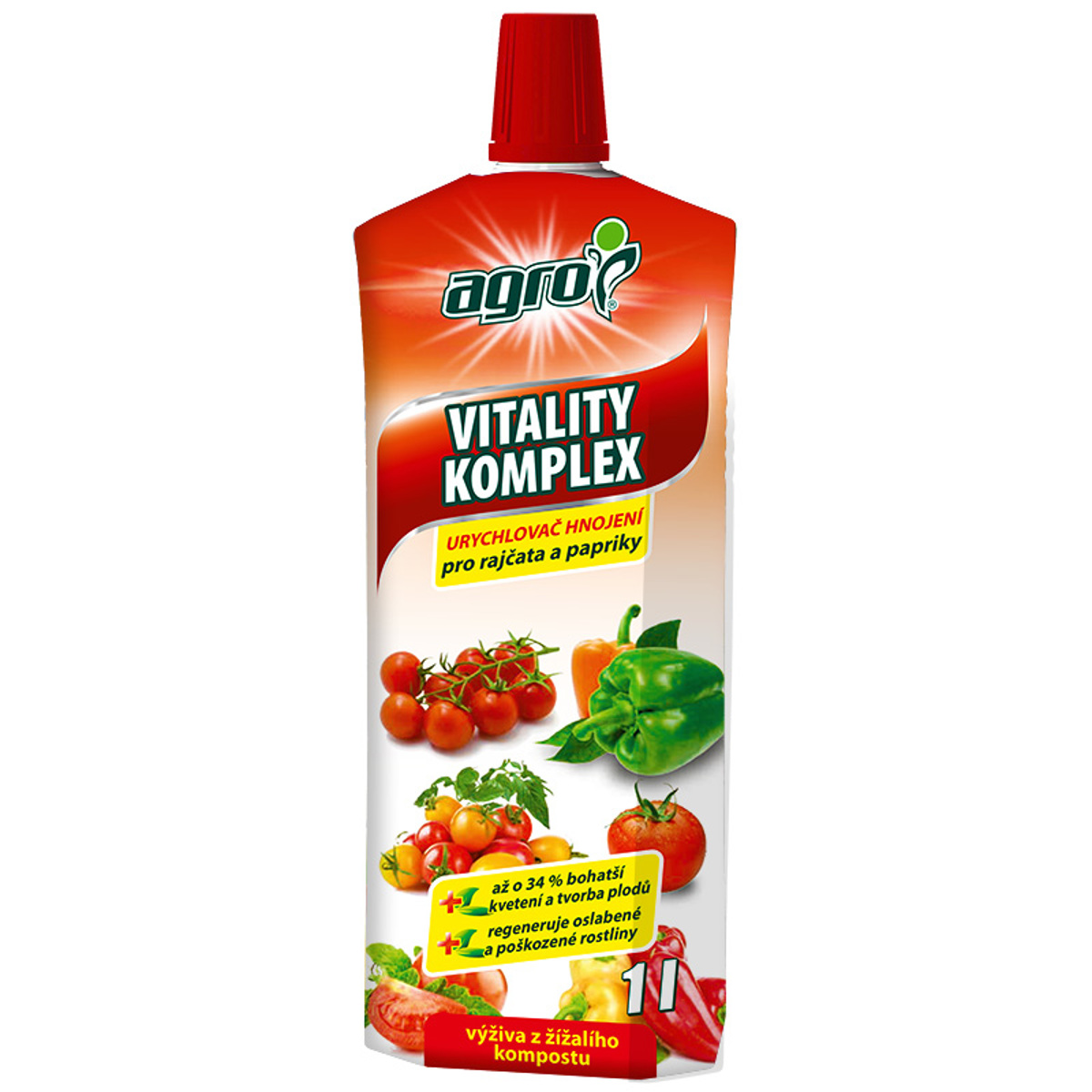 Vitality komplex hnojivo pro rajčata a papriky 1L