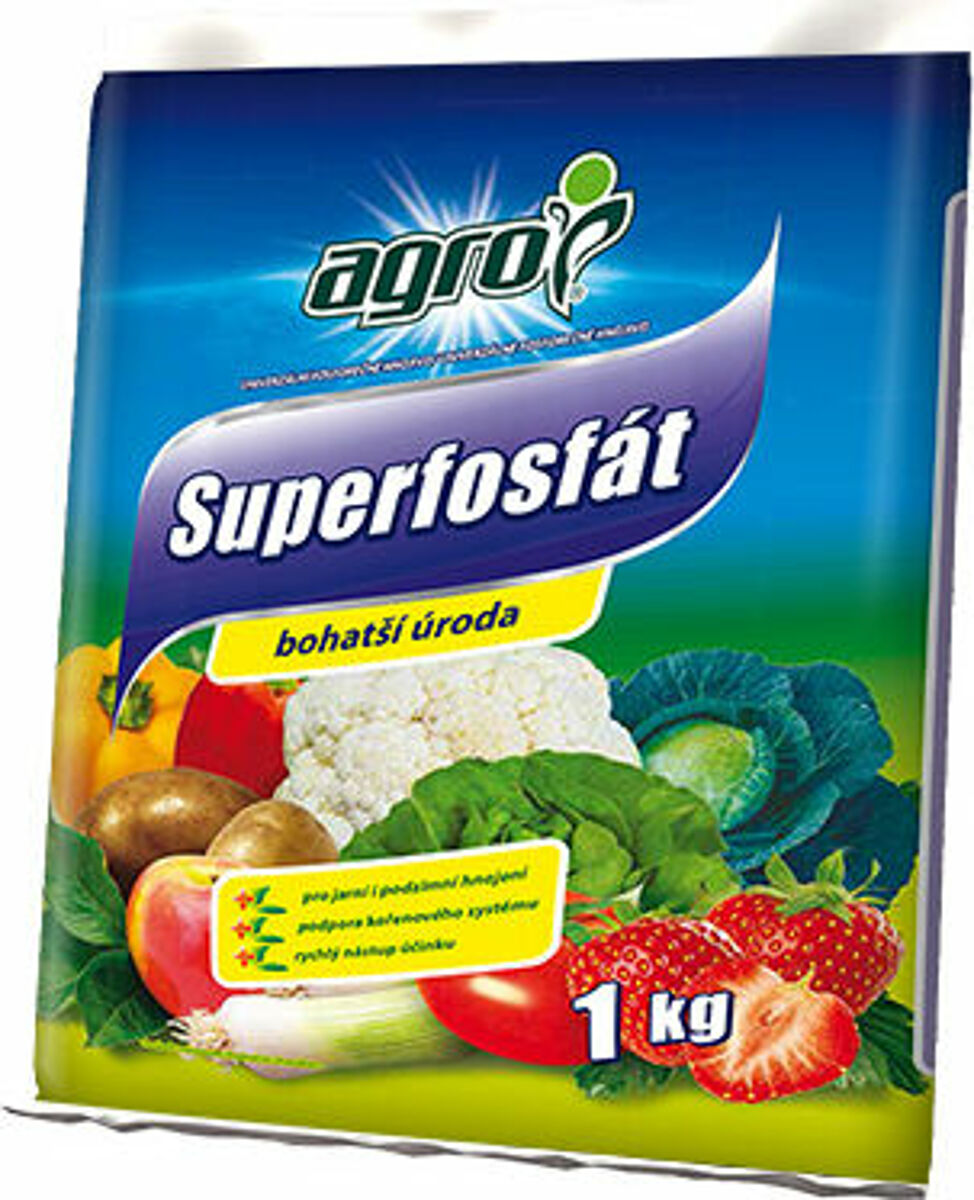 Hnojivo Superfosfát Agro - 1kg
