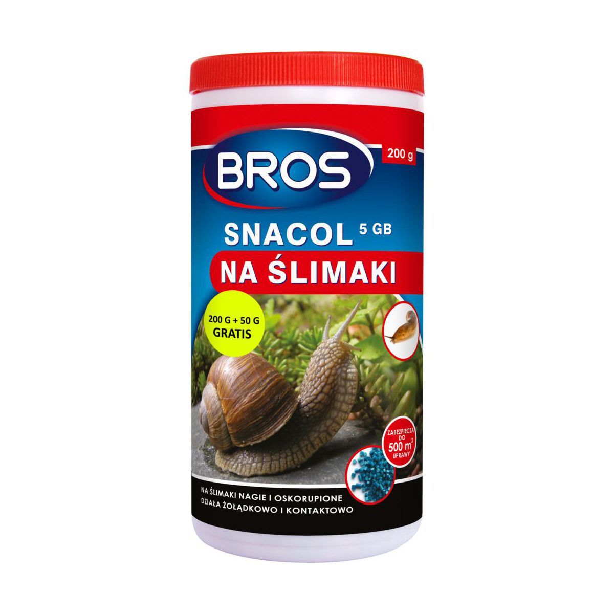 Přípravek Snacol proti slimákům BROS 250g + 50g ZDARMA - 3GB