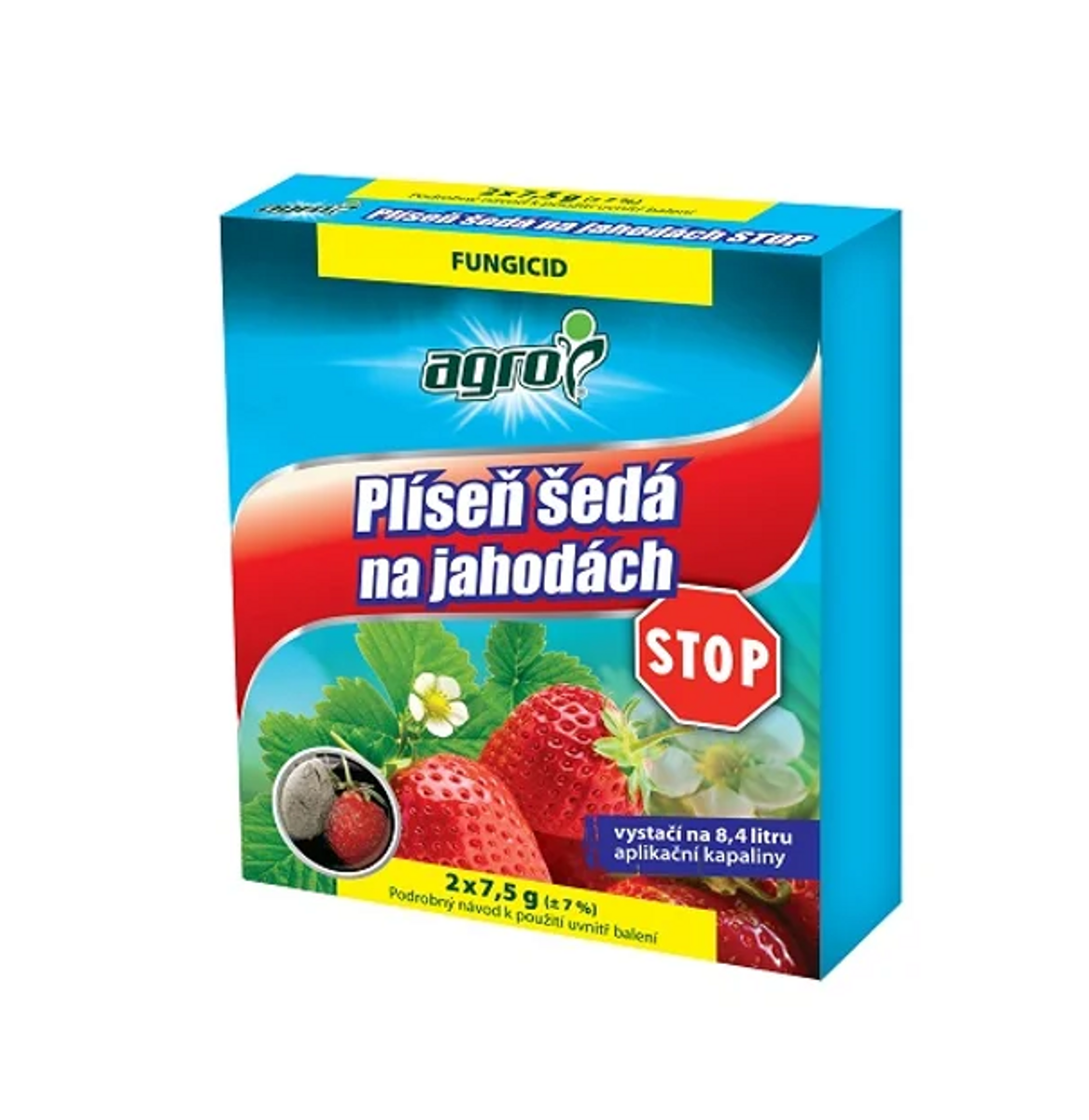 Plíseň šedá na jahodách STOP Agro 2x7,5g