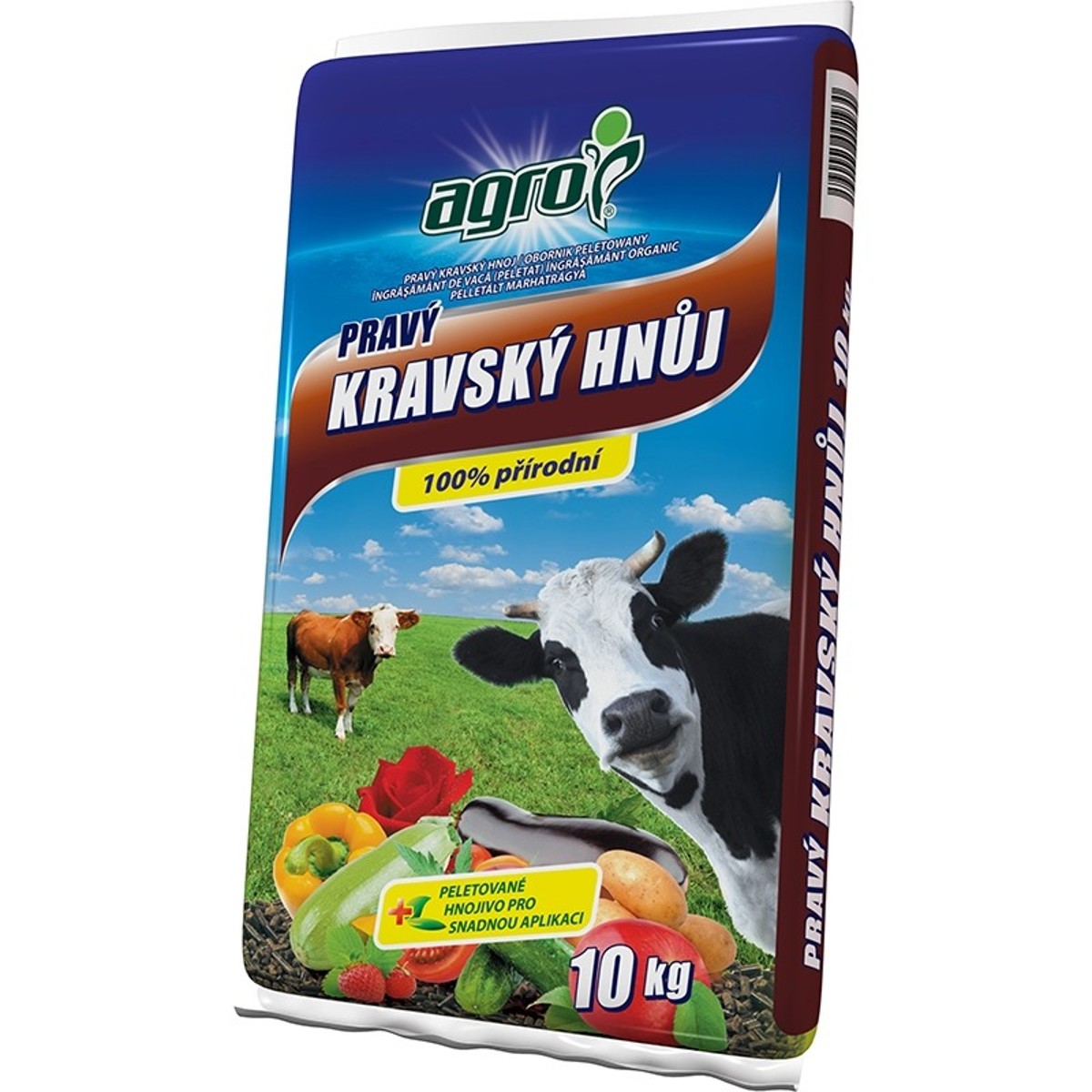 Pravý kravský hnůj Agro 10kg