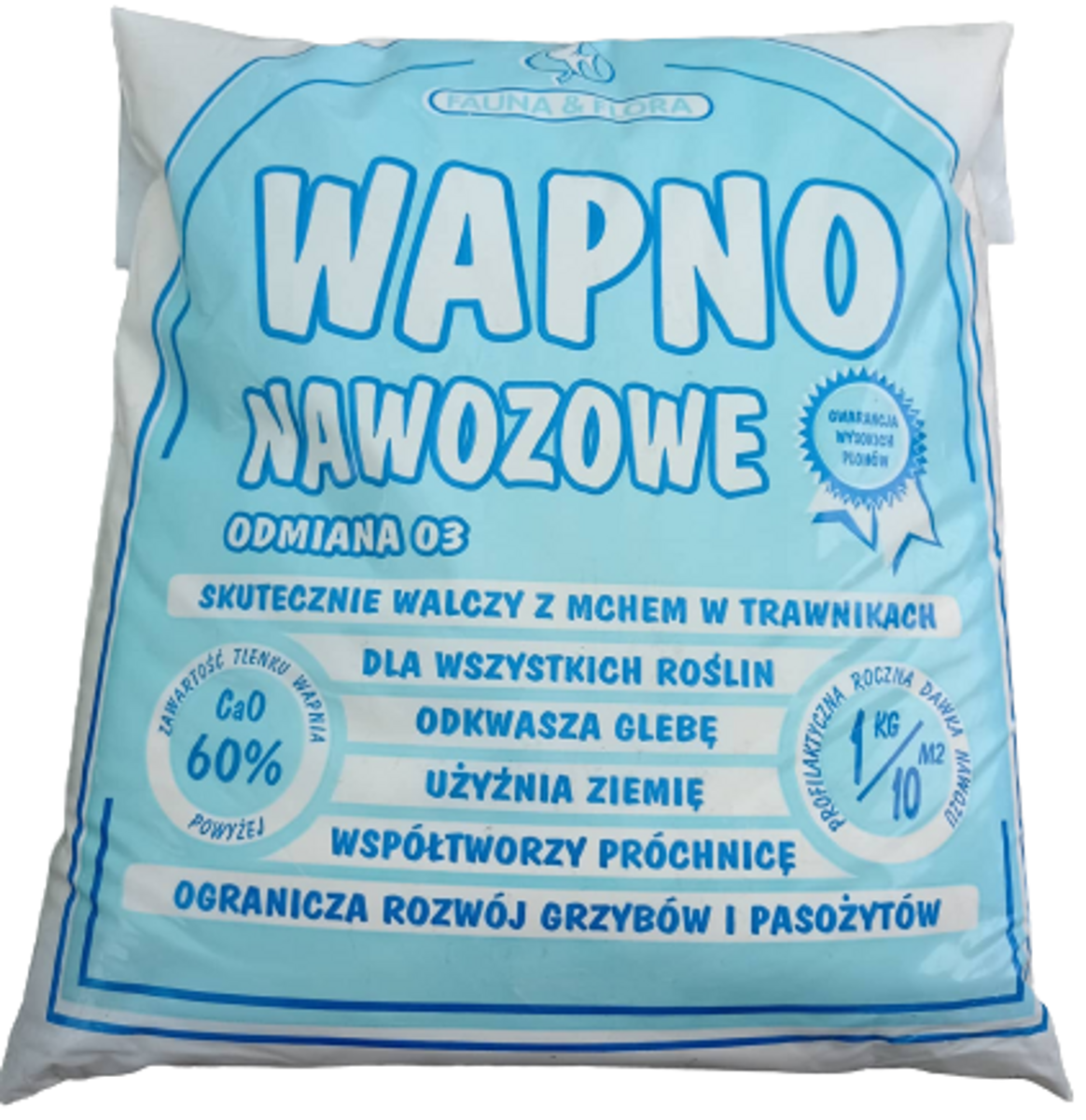 Univerzální zahradnické vápno na záhon + trávník - 5kg