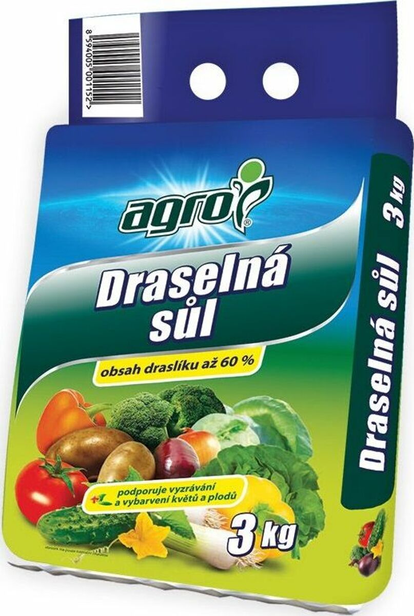 Draselná sůl AGRO 3kg