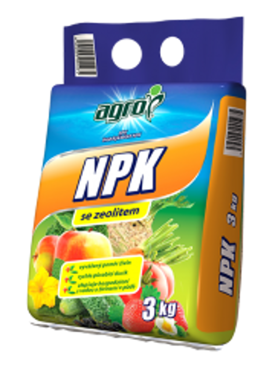 Hnojivo Agro NPK se zeolitem 3 kg