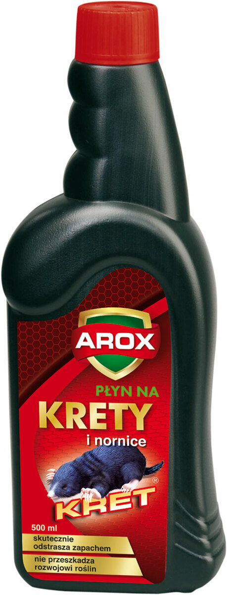 Tekutý odpuzovač krtků, hrabošů, hlodavců - AROX 500ml