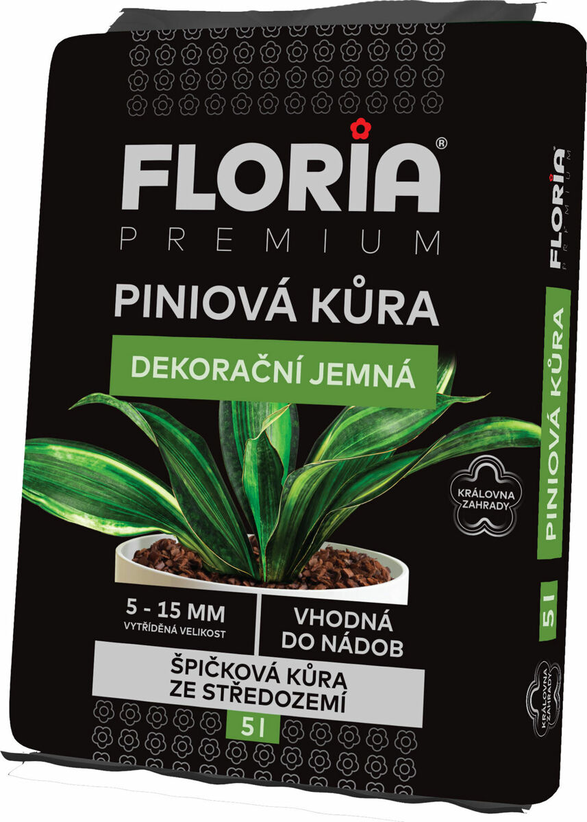 Dekorační PINIOVÁ kůra jemná 5 L