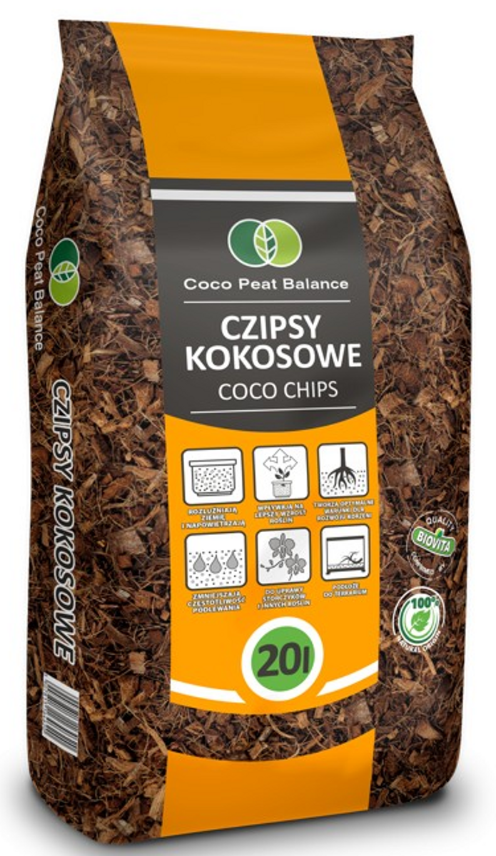 Kokosové lupínky COCO chips Biovita 20L