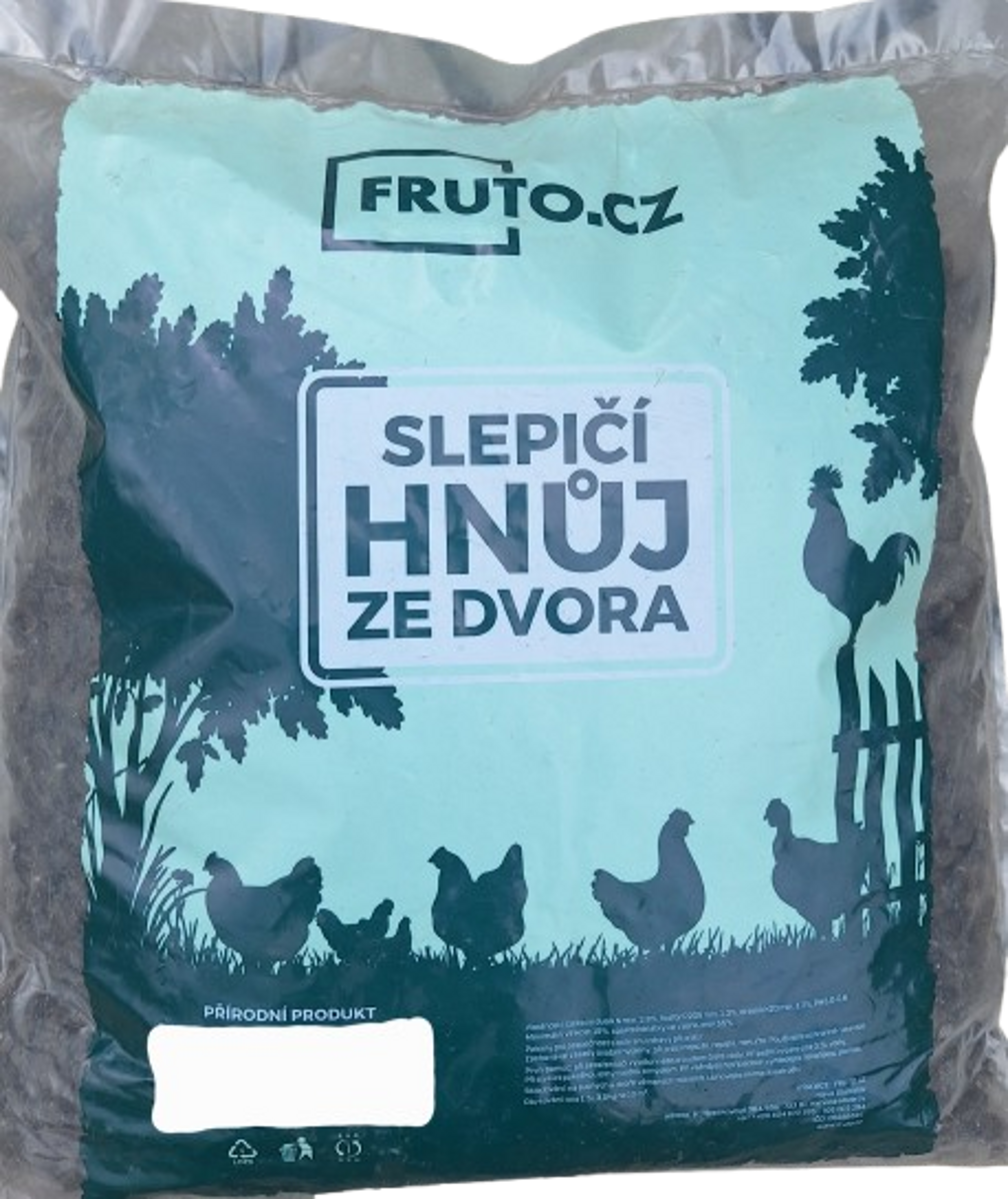 Slepičí hnůj ze dvora - 25kg