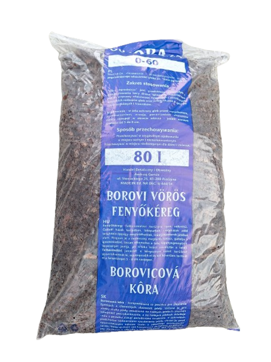 Mulčovací kůra střední borovicová 80L