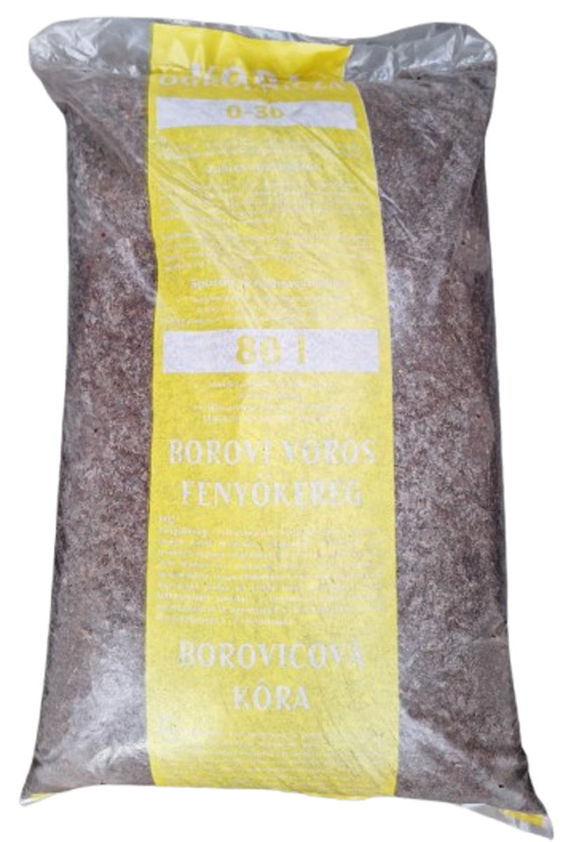 Mulčovací kůra jemná borovicová 80L