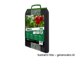 Netkaná textilie 1,6x3,5m gramáž 50 g /m2 černá (PROTI PLEVELŮM V ZÁHONECH)