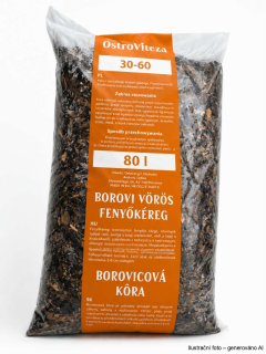 Mulčovací kůra hrubá borovicová 80L