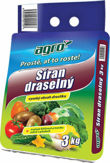 Hnojivo Síran draselný Agro - 3kg