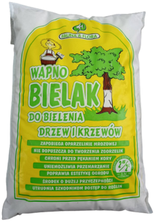 Vápno pro bělení kmenů stromů a keřů (nátěr) - 2kg