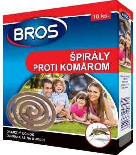 Spirála proti komárům BROS - 10ks