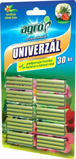 Tyčinkové hnojivo univerzál AGRO 30ks