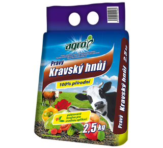 Pravý kravský hnůj Agro 2,5 kg