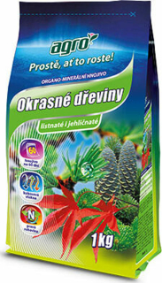 AGRO Organominerální hnojivo okrasné dřeviny 1 kg