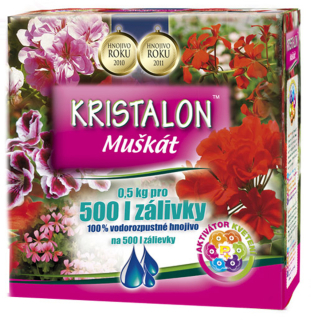 Kristalon muškát na 500L zálivky