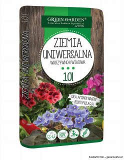 Zahradnický substrát univerzální GREEN GARDEN - 10L