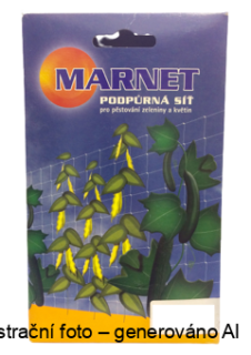 Podpůrná síť pro pěstování zeleniny a květin - 1,2x5m