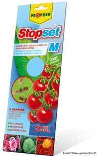 Stopset M lepové desky modré k odchytu létajícího hmyzu - 5ks