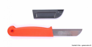 Floristický nožík Oranžový - 16cm