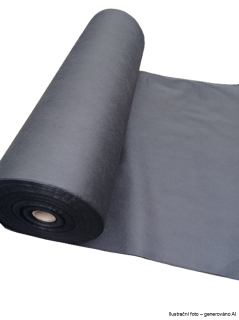 Netkaná textilie 3,2x10m gramáž 50 g /m2 černá