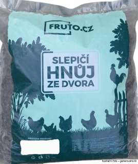 Slepičí hnůj ze dvora - 50kg